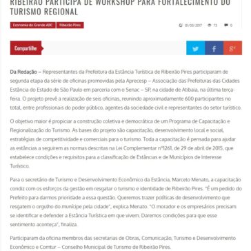 Ribeirão participa de workshop para fortalecimento do turismo regional – Clique ABC